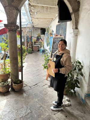   at Parada Vegana in Cusco