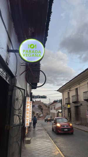   at Parada Vegana in Cusco