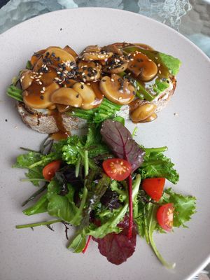 Avocado Toast at Parada Vegana in Cusco