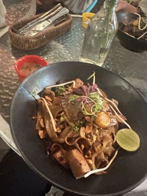 Pad Thai (delicious!)  at Parada Vegana in Cusco