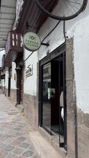 Afuera #Veganuary at Parada Vegana in Cusco