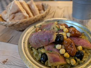 tajine at Teapot Cafe in Taghazout