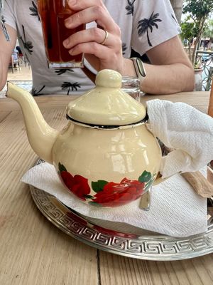 Herbal tea   at Teapot Cafe in Taghazout