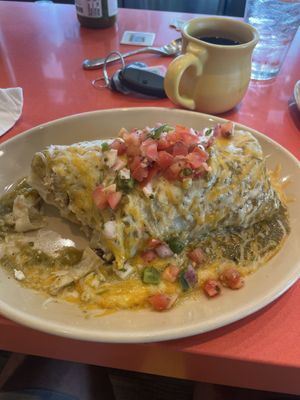 Vegan burrito   at Snooze in Webster