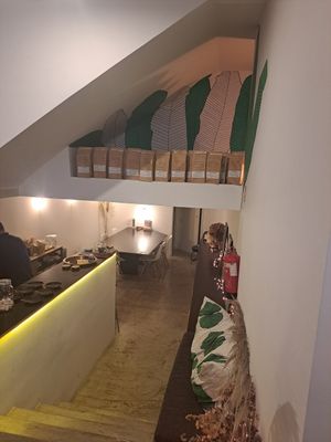 Interior at Comércio Café Coworking in Porto