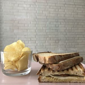 Vegan toast  at Comércio Café Coworking in Porto