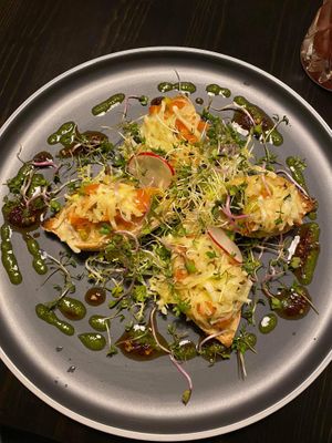 Bread with salsa Fresca  at Grøn'46 in Aarhus