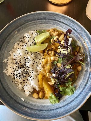 Red curry   at Grøn'46 in Aarhus