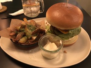 Burger  at Grøn'46 in Aarhus