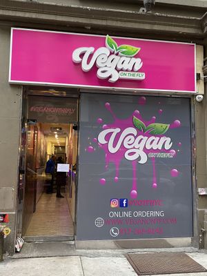 Small but mighty! at Vegan On The Fly in New York City
