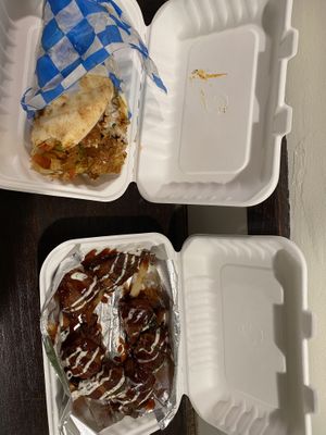  BBQ Drumsticks with ranch drizzle  at Vegan On The Fly in New York City