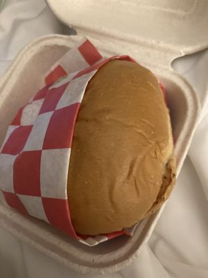 Chicken burger   at Vegan On The Fly in New York City