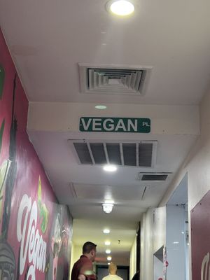 Inside the restaurant   at Vegan On The Fly in New York City