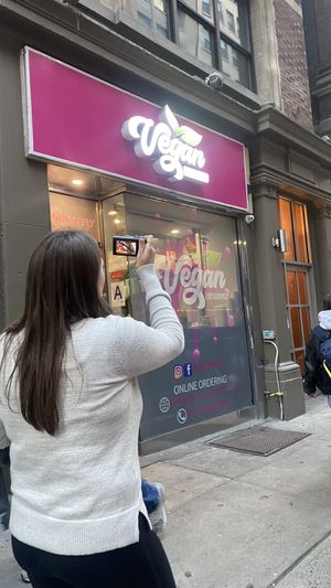 Outside  at Vegan On The Fly in New York City