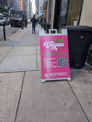 You can order from the street at Vegan On The Fly in New York City