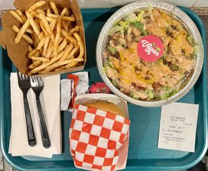 Lunch  at Vegan On The Fly in New York City