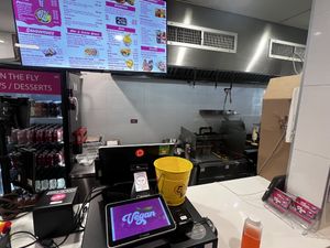 Small but good kitchen. Staff Rocked! 20-30$ per person- normal NYC prices  at Vegan On The Fly in New York City