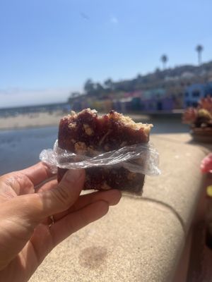 Raspberry bar  at Mr. Toots Coffeehouse in Capitola