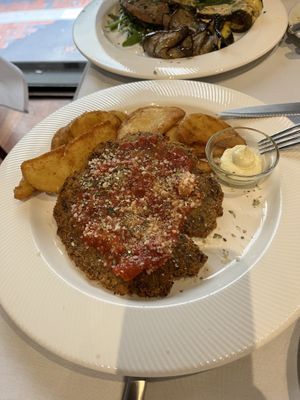 Schnitzel  at Funghi E Tartufo in Melbourne