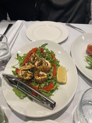 Calamari at Funghi E Tartufo in Melbourne