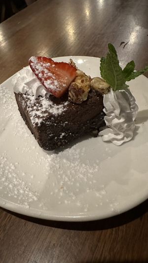 Chocolate cheesecake  at Funghi E Tartufo in Melbourne