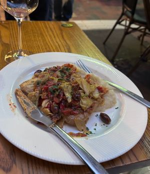 "Chicken" Entre at Funghi E Tartufo in Melbourne
