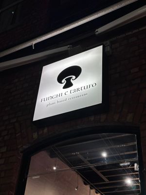 Sign at Funghi E Tartufo in Melbourne