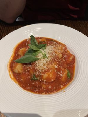 Gnocchi in marinara  at Funghi E Tartufo in Melbourne
