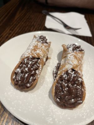 Cannoli that I forgot to mention in the review. Call me crazy but I could swear there’s adzuki in here.  at Funghi E Tartufo in Melbourne