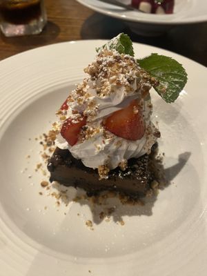  Chocolate slice dessert at Funghi E Tartufo in Melbourne
