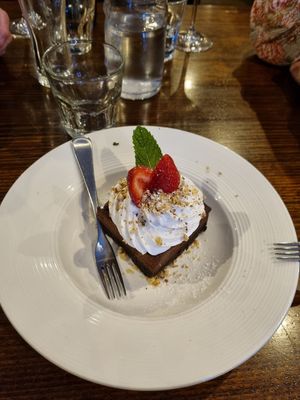 Cheesecake at Funghi E Tartufo in Melbourne
