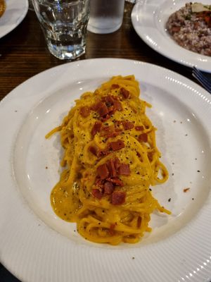 Carbonara at Funghi E Tartufo in Melbourne