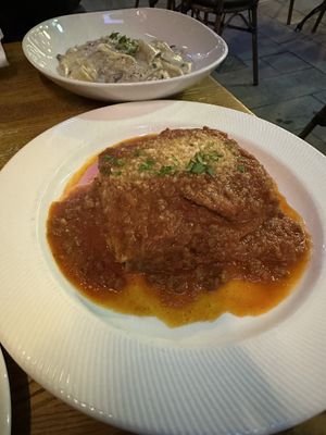 Lasagna was yummyy  at Funghi E Tartufo in Melbourne