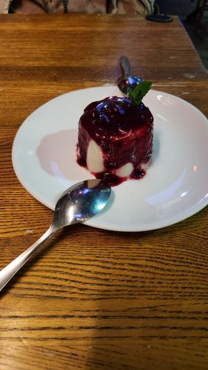 Panna cotta at Funghi E Tartufo in Melbourne