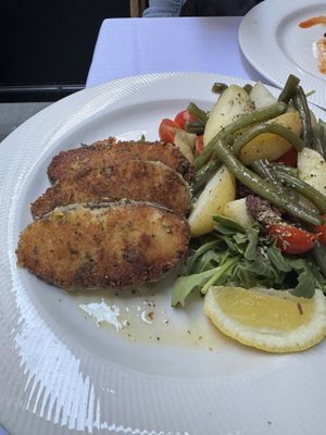 Sword fish dish. Felt fresh and nicer than the two others  at Funghi E Tartufo in Melbourne