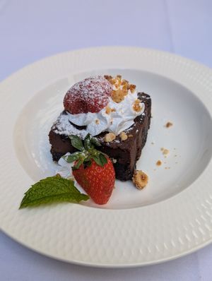 Chocolate Cake at Funghi E Tartufo in Melbourne