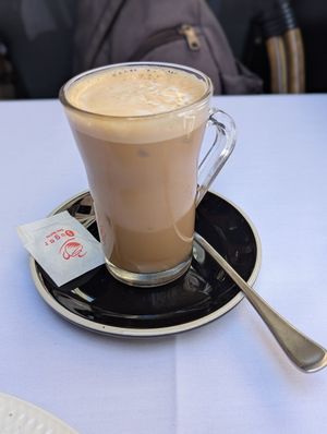 Lattte at Funghi E Tartufo in Melbourne