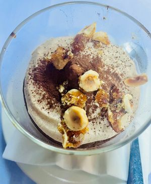 Tiramisù caffe e Amaretto di Saronno  at Funghi E Tartufo in Melbourne