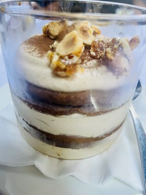 Tiramisù caffe e Amaretto di Saronno  at Funghi E Tartufo in Melbourne