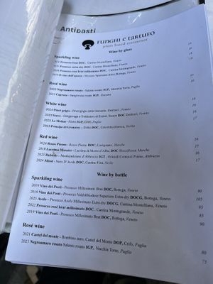 Wine 🍷   at Funghi E Tartufo in Melbourne