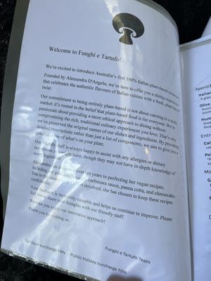   at Funghi E Tartufo in Melbourne