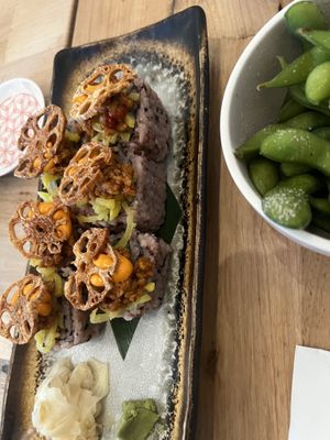 Vegan sushi sooooo good   at Shimbashi in Northcote