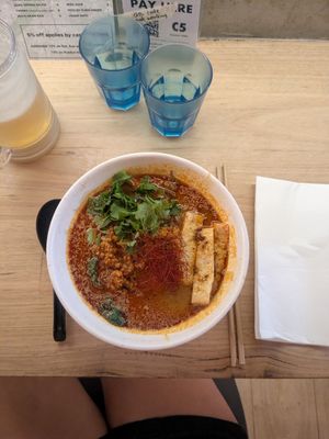 Vegan dragon red at Shimbashi in Northcote