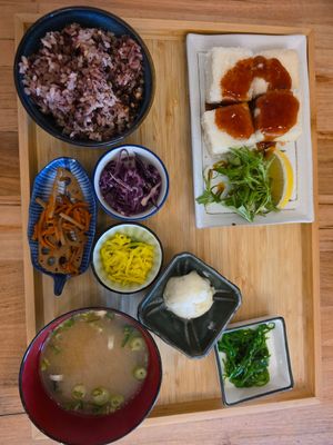 Set menu at Shimbashi in Northcote