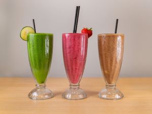 Smoothies at Green Kiss in Barcelona