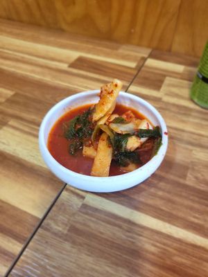 Kimchi at Gimmyeonjang in Busan