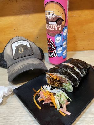 Tofu kimbap  at Gimmyeonjang in Busan