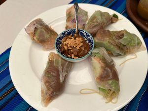 Rollitos  at Las Chinitas in Panajachel