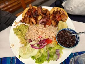 Tacos  at Las Chinitas in Panajachel