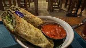 Side view   at Cantine Indienne in Palolem